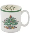 Spode Christmas Tree Mug, 9 Oz. In Multi
