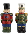Spode Christmas Tree Nutcracker Salt & Pepper Set In Multi