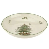 Spode Christmas Tree Pasta Bowl 13" In Ivory