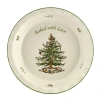 Spode Christmas Tree Pie Dish 10" Baked With Love In Ivory