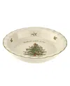 Spode Christmas Tree Pie Dish In Green