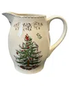 Spode Christmas Tree Pitcher In Brown