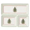 SPODE CHRISTMAS TREE POLKA DOT 3-PIECE NESTING TRAY SET
