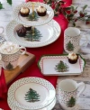 Spode Christmas Tree Polka Dot Dinnerware Collection In White