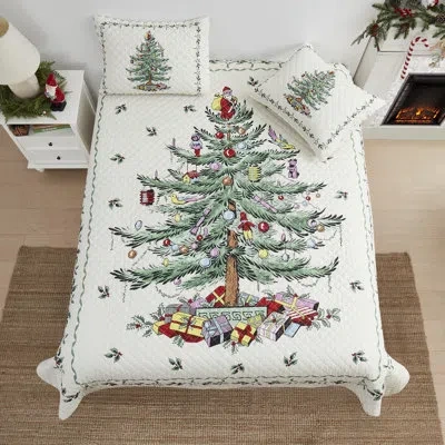 Spode ® Christmas Tree Quilt Set
