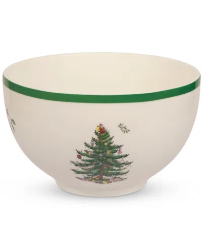 Spode Christmas Tree Rice Bowl, 26 Oz. In Transparent
