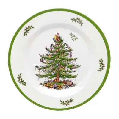 Spode Christmas Tree S/4 Melamine Salad/dessert 8" In Animal Print