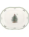 Spode Christmas Tree Sculpted Platter In Neutral