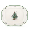 Spode Christmas Tree Sculpted Platter In Multi