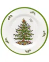 Spode Christmas Tree Set Of 4 Melamine Salad Plates