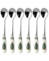 Spode Christmas Tree Set Of 6 Teaspoons