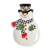 Spode Christmas Tree Snowman Dish In White