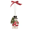 Spode Christmas Tree Snowman Ornament