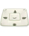 Spode Christmas Tree Square Chip & Dip