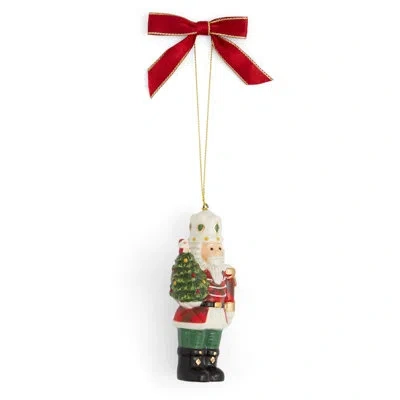 Spode Christmas Tree Tartan Nutcracker Ornament 4"