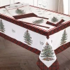 Spode Christmas Tree Tartan Tablecloth In Multi