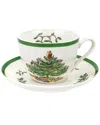 Spode Christmas Tree Teacup & Saucer