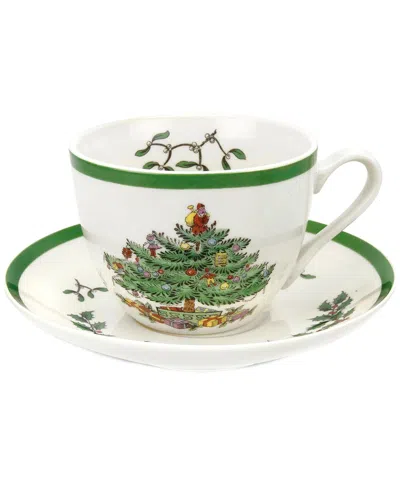 Spode Christmas Tree Teacup & Saucer
