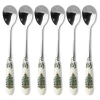 Spode Christmas Tree Teaspoons 6"