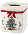Spode Christmas Tree Tissue Box Cover In White