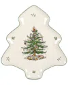 Spode Christmas Tree Tray In Green