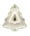 Spode Christmas Tree Tree Chip Dip In Green