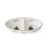 Spode Christmas Tree Tree Large Divided Server In White