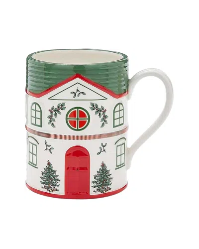 Spode Christmas Tree Village 11oz Mug In Multi