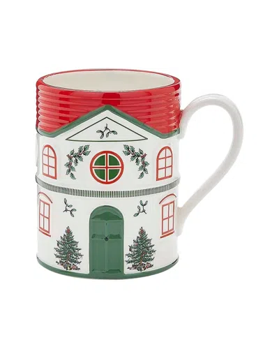 Spode Christmas Tree Village 11oz Mug In Multi