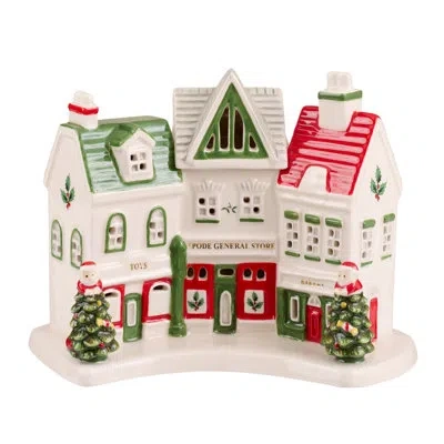 Spode Christmas Tree Village Led Shoppes In Multi
