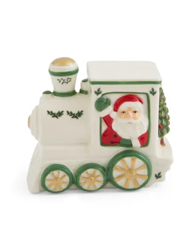 Spode Village Train Engine In Green