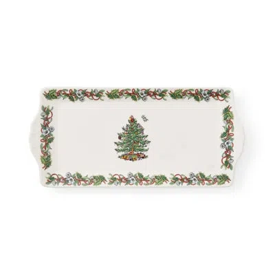 Spode Christmas Wreath 12" Serving Tray In Multicolor