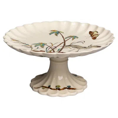 Pre-owned Spode Copeland  Aesthetic Movement Comport Or Cake Stand In Sand