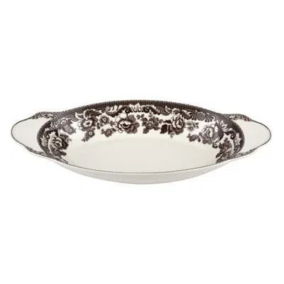 Spode Delamere Bread Tray 15.25x7" In Brown