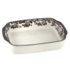 Spode Delamere Rectangular Handled Baking Dish In White