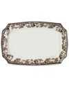 Spode Delamere Rectangular Platter In Brown