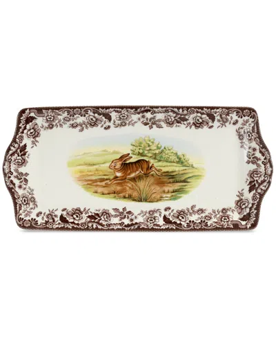 Spode Woodland Rabbit Sandwich Tray In No Color