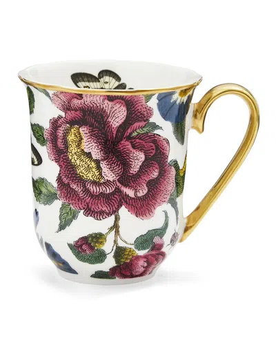 Spode Dnu  Creatures Of Curiosity White Mug In Multicolor