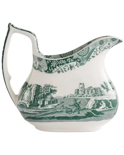 Spode Green Italian 8oz Creamer Jug In White
