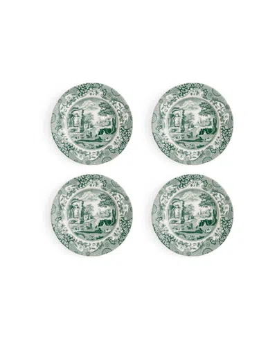 Spode Heritage Green Italian Bread And Butter Plates, Set Of 4