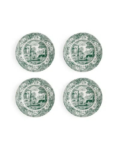 Spode Heritage Green Italian Salad Plates, Set Of 4