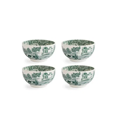 Spode Heritage Green Italian Small Bowls, Set Of 4