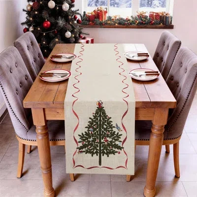 Spode ®  Holiday Tree 72" Runner In Neutral