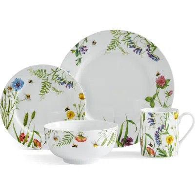 Spode Home 16-piece Porcelain Dinnerware Set, Service For 4 In White