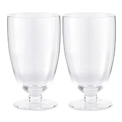 Spode Kit Kemp By  Flow Tumblers, Set Of 2 In Clear