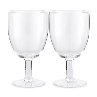 Spode Kit Kemp By  Flow Wine Glasses, Set Of 2 In Clear