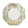Spode Kit Kemp By  Tall Trees Octagonal Platter In Green/brown