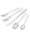 Spode Kit Kemp Flatware Twist 20pc Cutlery Set In Gray