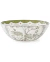 Spode Kit Kemp Tall Trees Serving Bowl In Green