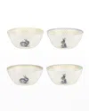 Spode Meadow Lane Cereal Bowls, Set Of 4 In White